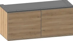 Modulo kast in naturel 90 cm met 2 deuren - XOOON