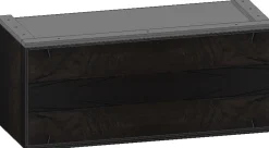 Modulo kast in onyx 90 cm met 1 klep - XOOON