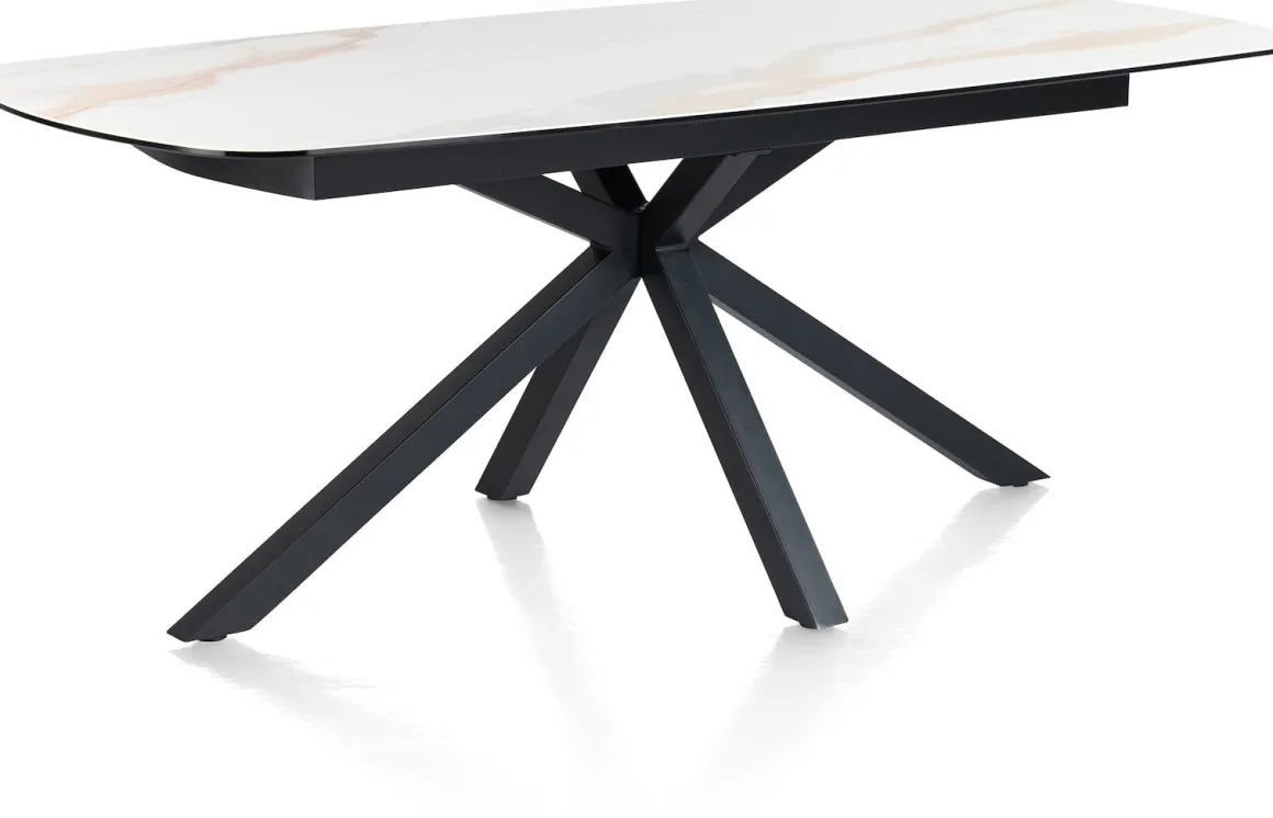 Montello eettafel met keramiek blad 200x100cm