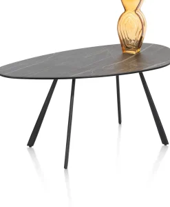 Montello hoge salontafel met keramiek blad 94x49cm