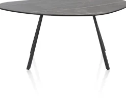 Montello hoge salontafel met keramiek blad 94x49cm