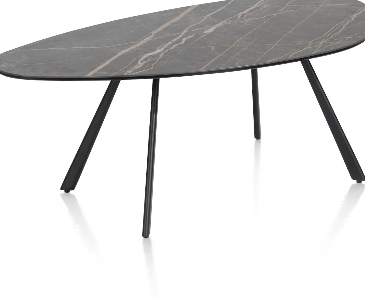 Montello lage salontafel met keramiek blad 94x49cm