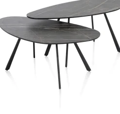 Montello lage salontafel met keramiek blad 94x49cm