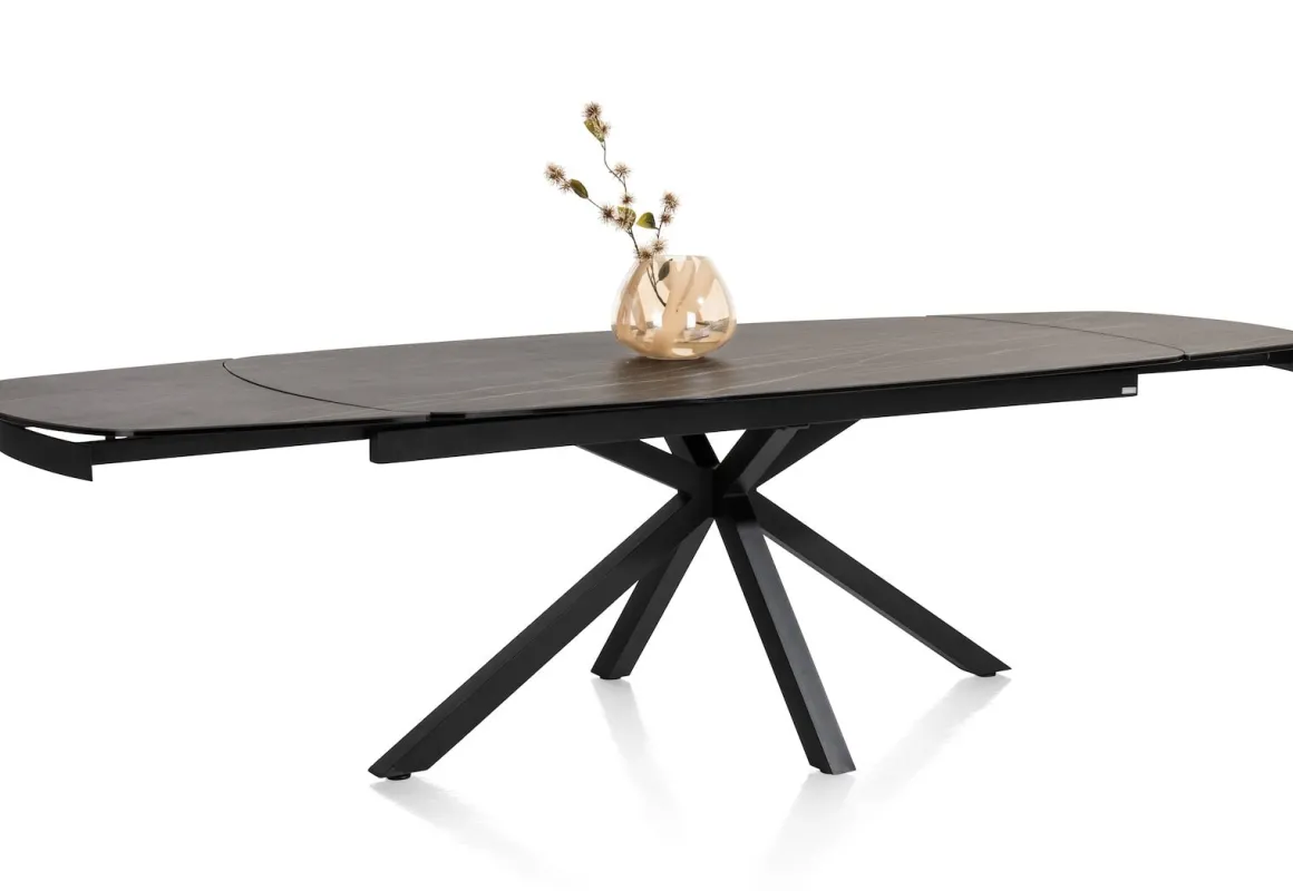 Montello uitschuiftafel met keramiek blad 200(+100)x100cm