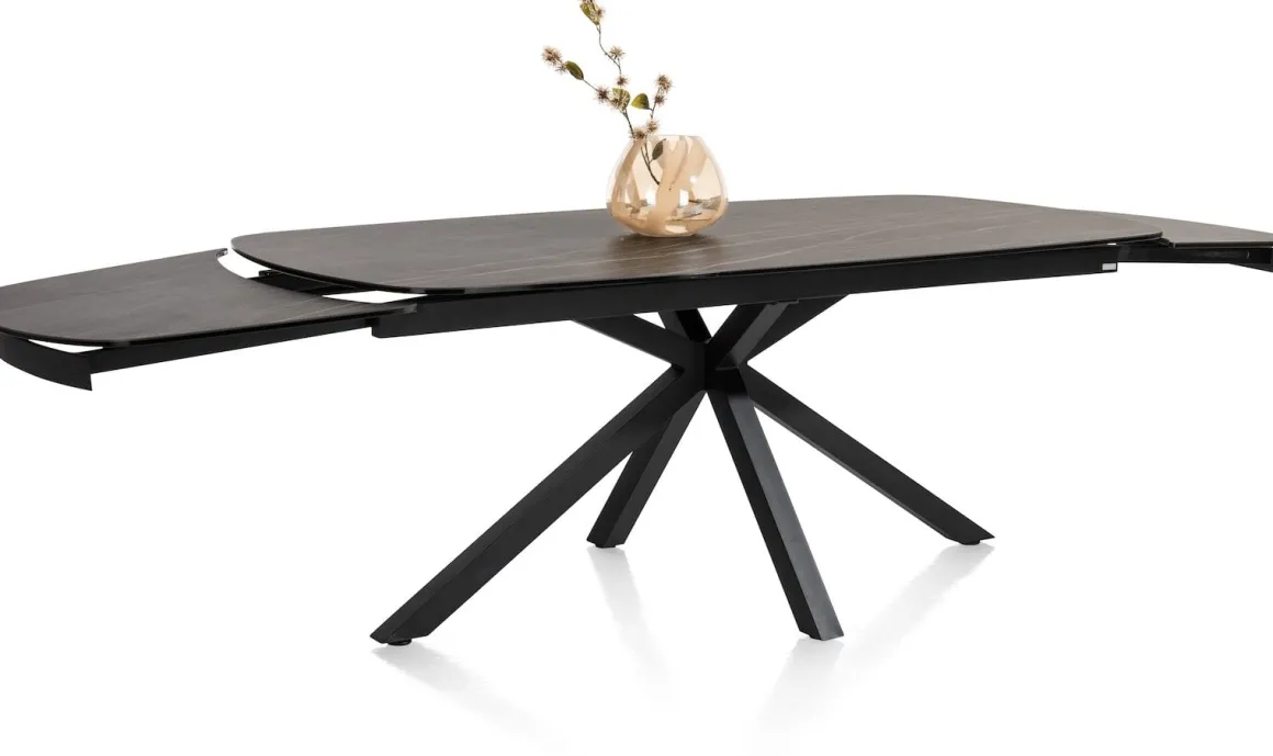 Montello uitschuiftafel met keramiek blad 200(+100)x100cm