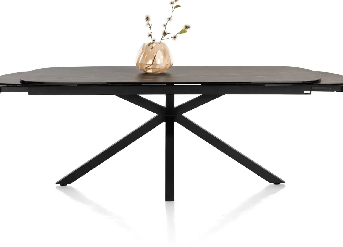 Montello uitschuiftafel met keramiek blad 200(+100)x100cm