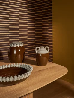 Nera vaas (H26cm) in de kleur Bruin - COCOmaison