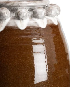 Nera vaas (H31cm) in de kleur Bruin - COCOmaison