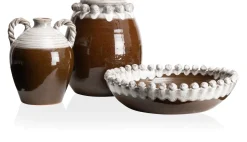 Nera vaas (H31cm) in de kleur Bruin - COCOmaison