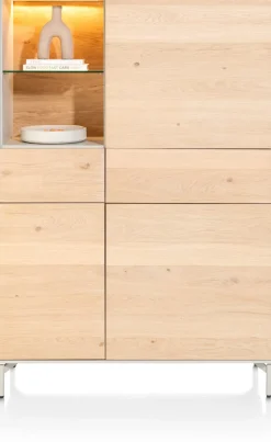 NIORA bergkast 120 cm - naturel eiken