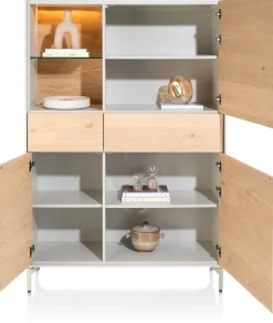 NIORA bergkast 120 cm - naturel eiken