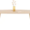 NIORA eetkamertafel 210 x 110 cm - deens ovaal - naturel eiken