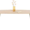 NIORA eetkamertafel 240 x 115 cm - deens ovaal - zijdegrijs