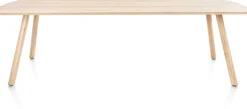 NIORA eetkamertafel 270 x 100 cm - rechthoek - naturel eiken