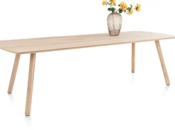NIORA eetkamertafel 270 x 100 cm - rechthoek - naturel eiken