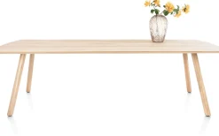 NIORA eetkamertafel 270 x 100 cm - rechthoek - naturel eiken