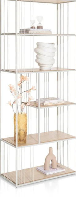 NIORA roomdivider 80 cm - zijdegrijs