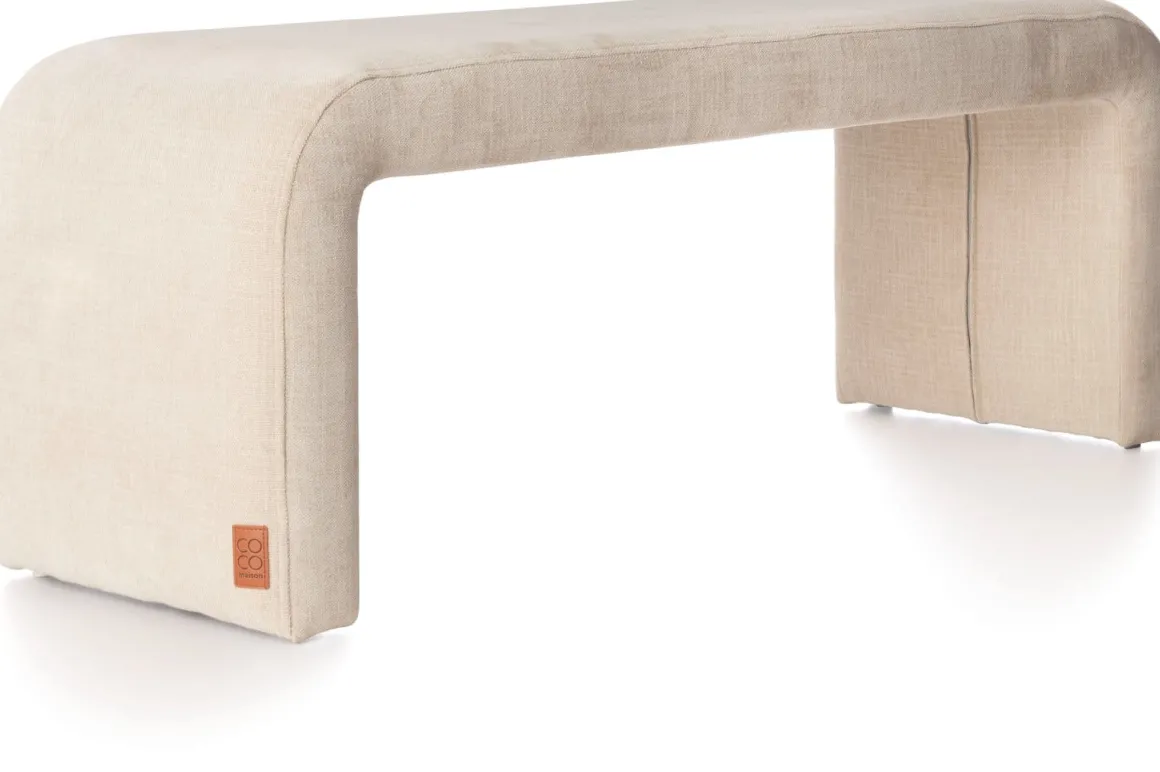 Noah bankje H47cm in kleur Crème shop je bij COCOmaison