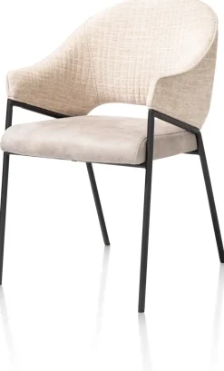 NOLAN armstoel - zwart frame (ROB) - XOOON