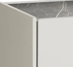 NOON lowboard 170 cm - 2-deuren + 2-laden - lichtgrijs