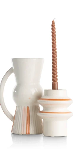 Nora vaas H25,5cm in de kleur Multi Color - COCOmaison