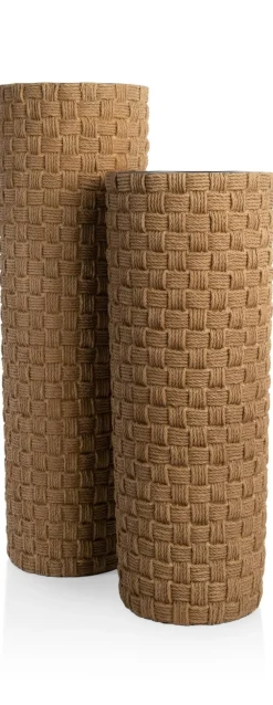 Noud pot H83,5cm in de kleur Bruin - COCOmaison