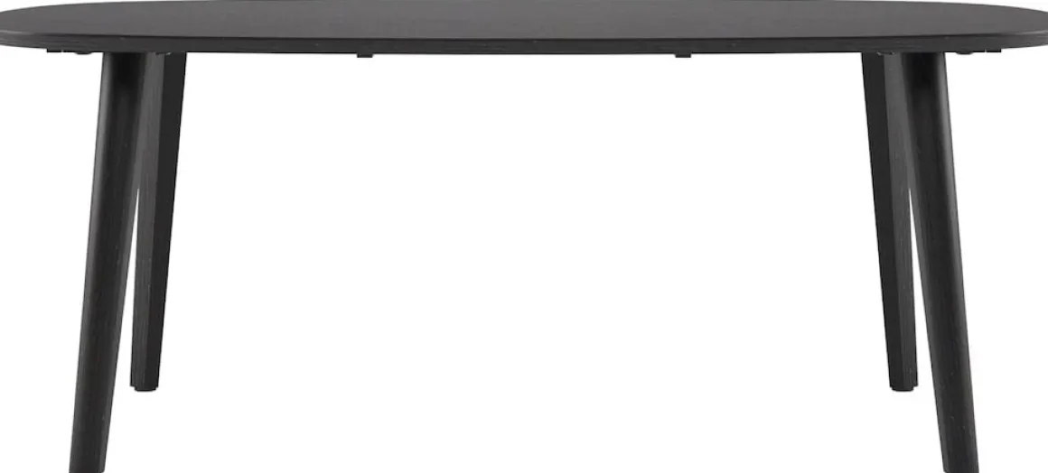 ODDA eetkamertafel 200 x 110 cm - Deens ovaal - marmerlook