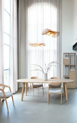 ODDA eetkamertafel 200 x 110 cm - Deens ovaal - naturel eiken