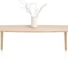 ODDA eetkamertafel 260 x 110 cm - Deens ovaal - naturel eiken
