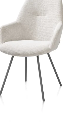 Odin armleuningstoel in de kleur Ivoor - XOOON