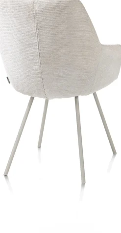 Odin armleuningstoel in de kleur Ivoor - XOOON