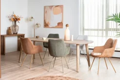 Odin armleuningstoel in de kleur Koper - XOOON