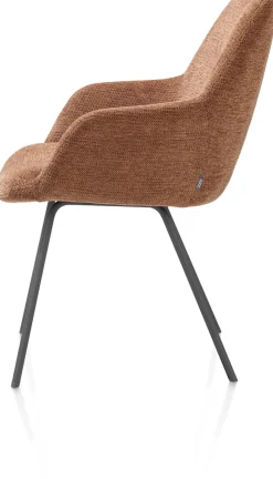 Odin armleuningstoel in de kleur Koper - XOOON