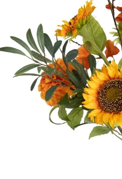 Olive Leaf Spray H82cm kunstbloem in de kleur Groen