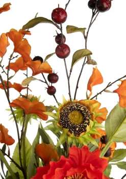 Olive Leaf Spray H82cm kunstbloem in de kleur Groen