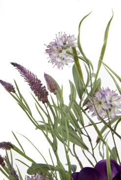 Olive Leaf Spray H82cm kunstbloem in de kleur Groen