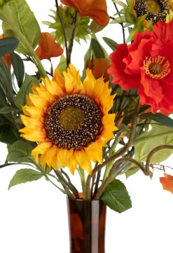 Olive Leaf Spray H82cm kunstbloem in de kleur Groen