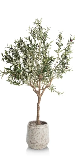 Olive Tree H150cm kunstplant in de kleur Groen - COCOmaison