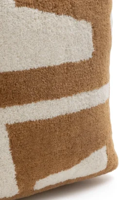 Olivia poef (H40cm) in de kleur Bruin - COCOmaison