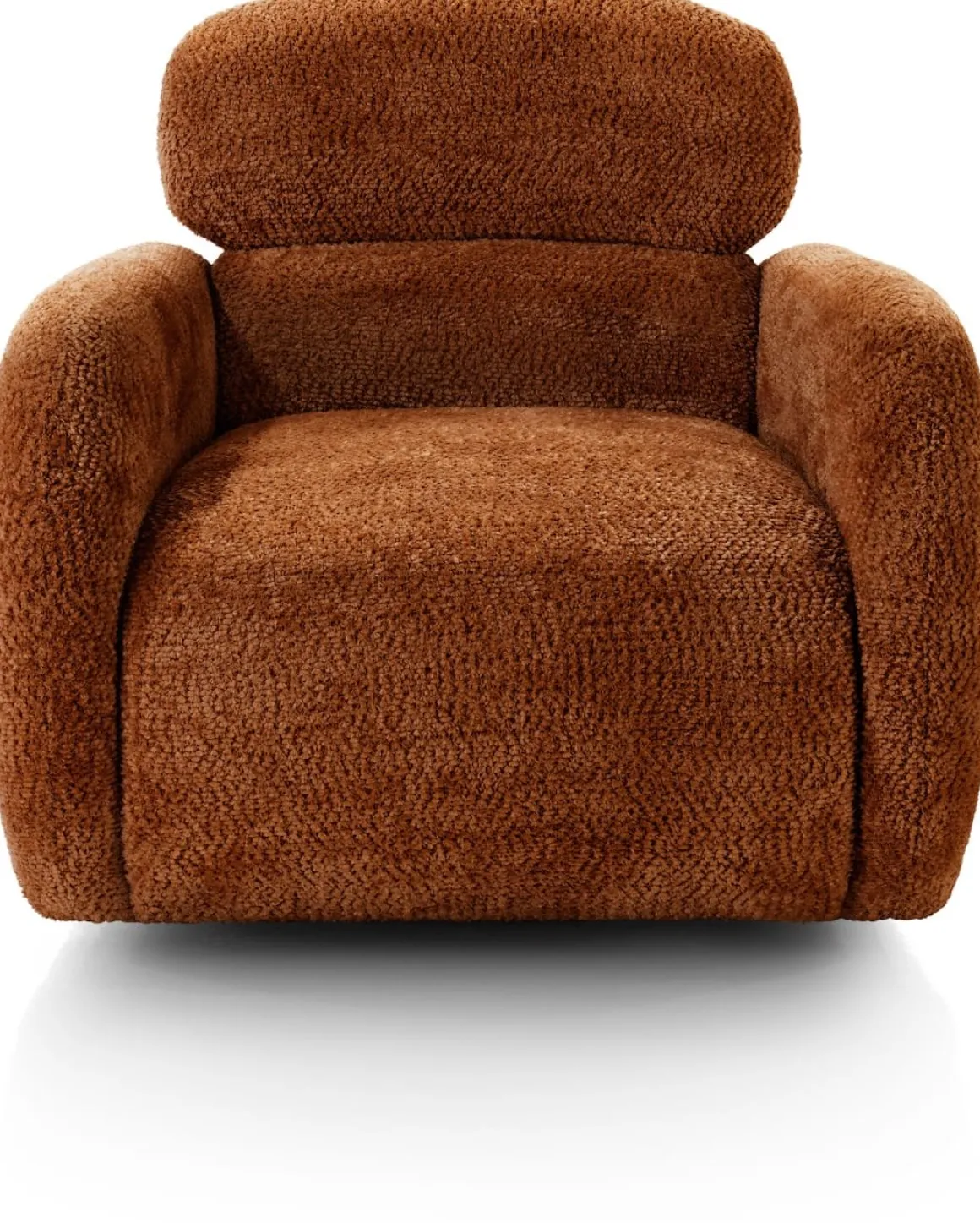 Ostia, draaifauteuil stof Derby - koper