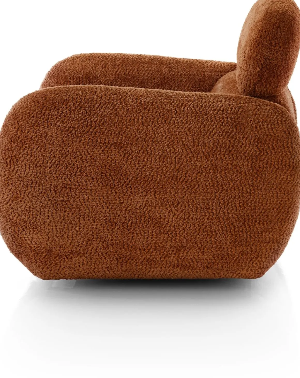 Ostia, draaifauteuil stof Derby - koper