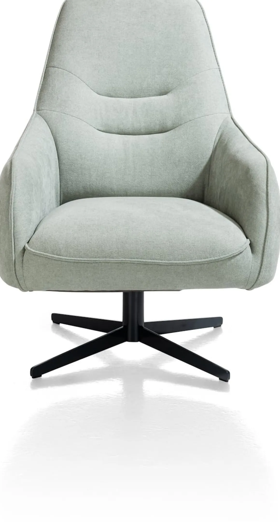 Oviedo fauteuil met combistof en hoge rug