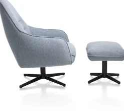 Oviedo fauteuil met combistof en hoge rug