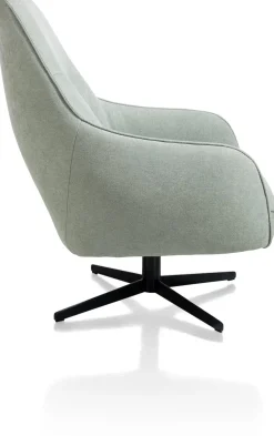 Oviedo fauteuil met combistof en hoge rug