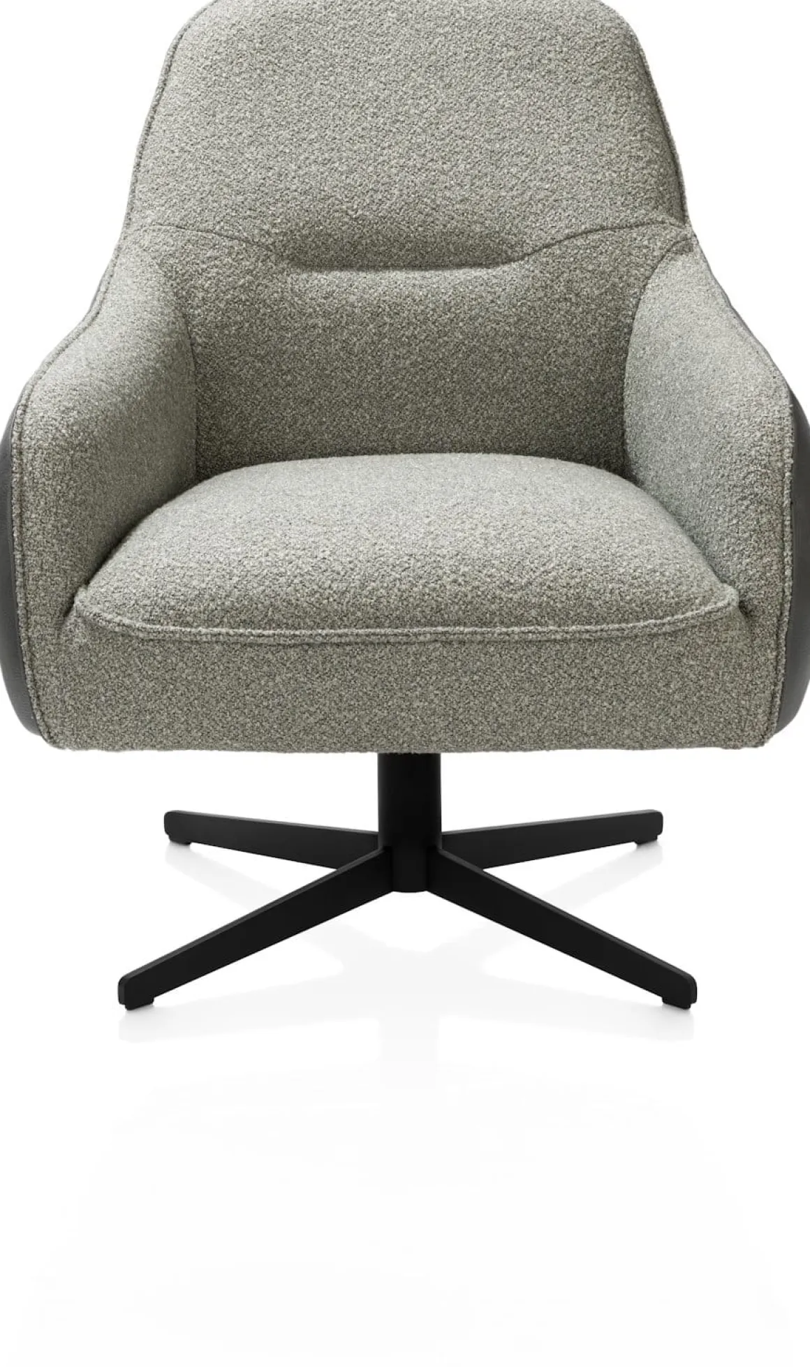 Oviedo fauteuil met combistof en lage rug