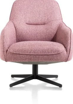 Oviedo fauteuil met combistof en lage rug