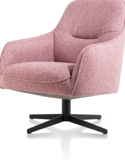 Oviedo fauteuil met combistof en lage rug