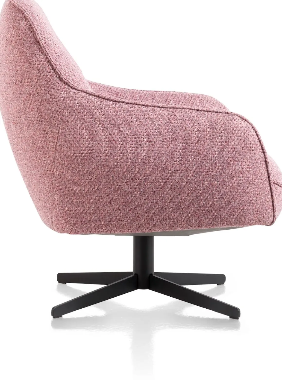 Oviedo fauteuil met combistof en lage rug