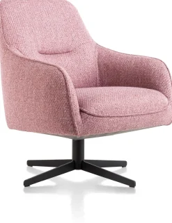 Oviedo fauteuil met combistof en lage rug