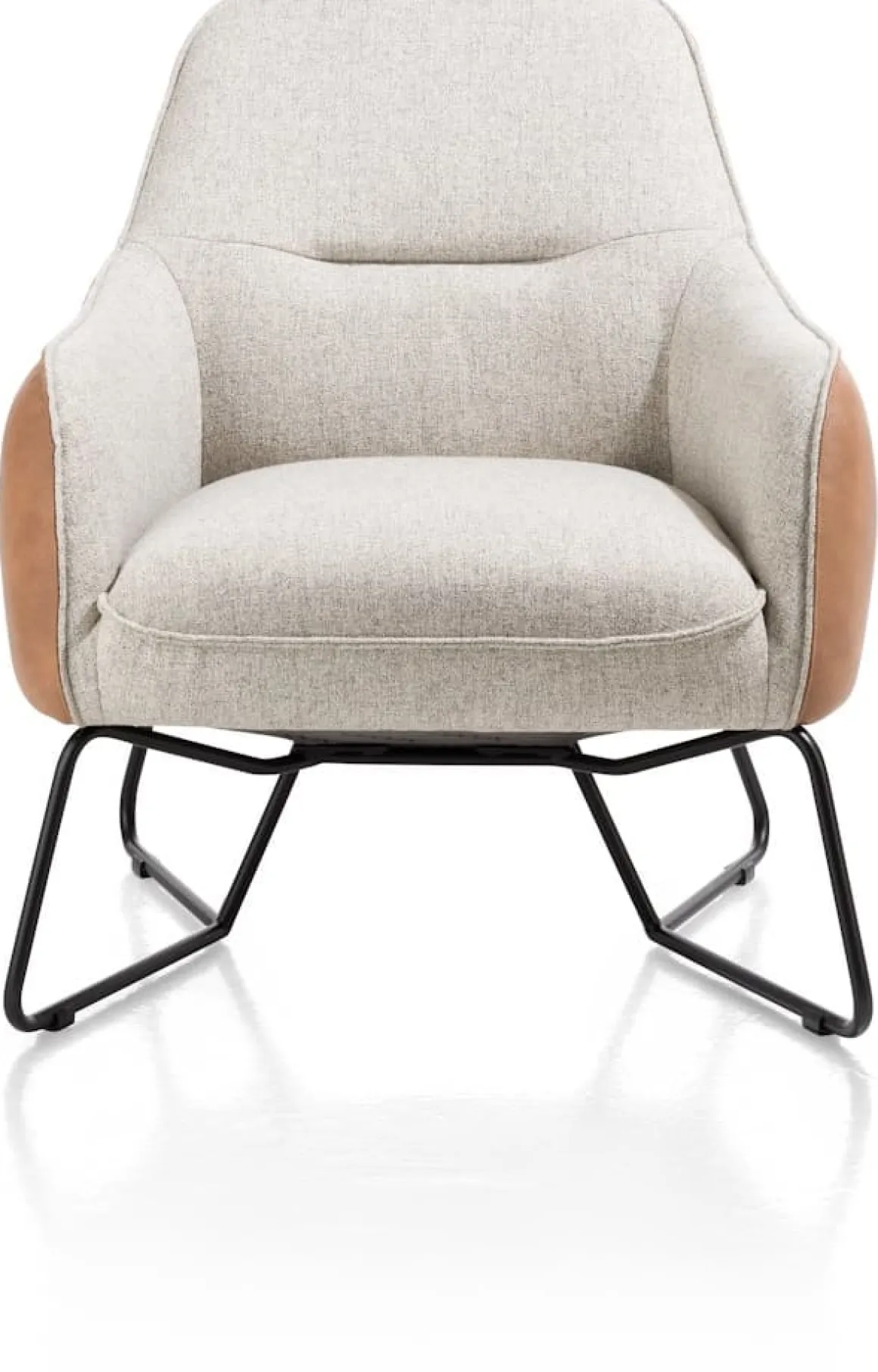 Oviedo fauteuil met combistof en lage rug